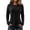 A Black, variant on Women's Fall Tops Dqueduo Women's Velvet Top, Round Neck Long Sleeve Slim Fit Top, Warm Winter Base Shirt