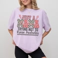thumbnail image 3 of Funny Just A Mama Out Here Comfort Colors Shirt, Funny Mom Tee, Hot Mess Mama Graphic , Humor Mom Life Clothing, Perfect Gift For Mom, 3 of 7