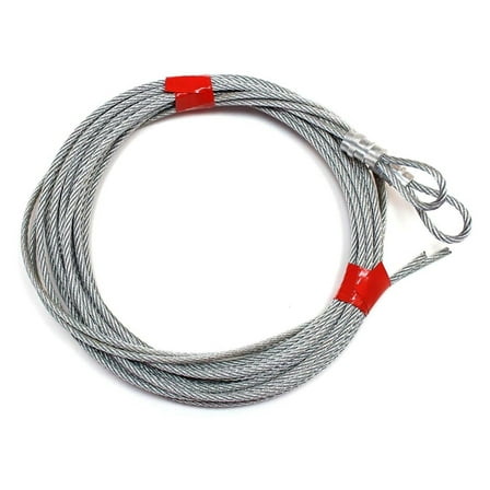 Pair of Lift Cables 1/8" for Garage Door with Extension - 8' High Garage Door