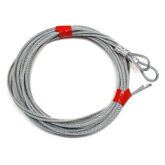 Pair of Lift Cables 1/8" for Garage Door with Extension - 8' High Garage Door