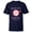 Navy, variant on Star Wars Valentine Day Love You to the Death Star and Back - Short Sleeve T-Shirt for Kids - Customized-Athletic Heather