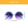 thumbnail image 4 of SEWCHICS Sunglasses Pc Ac Flower Shape Retro Design For Girls Party Favors 1 Pair 4.9X4.8X2.1In, 4 of 5