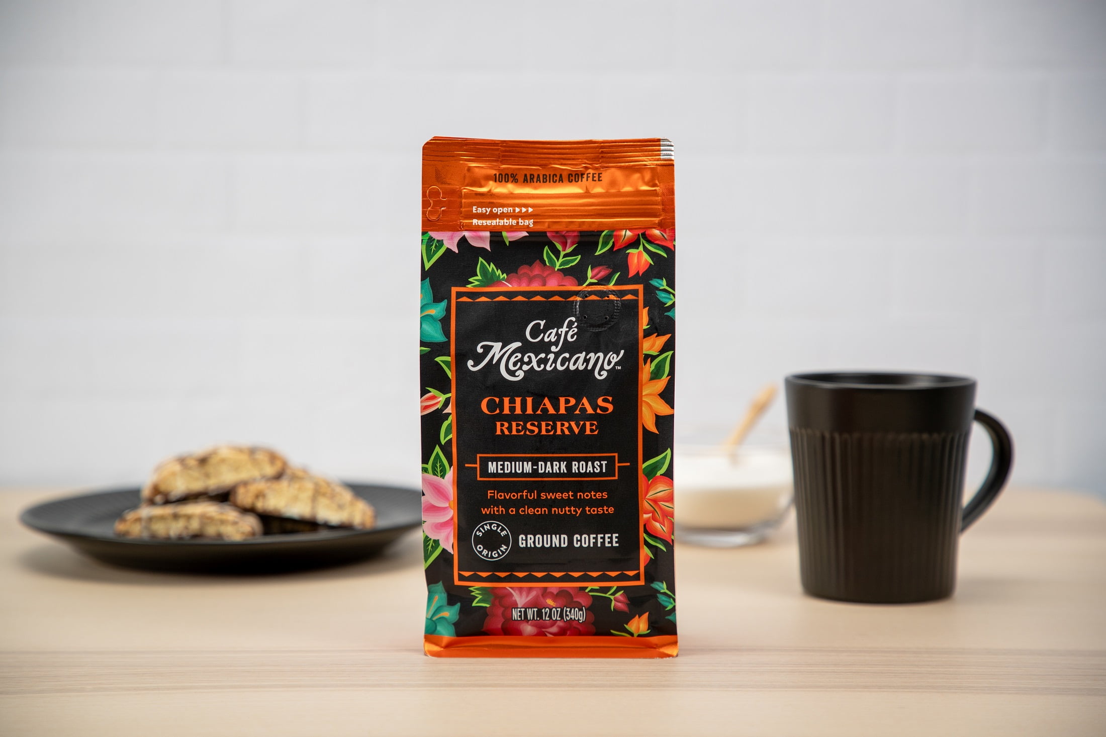 (6 pack) Café Mexicano Chiapas Reserve Medium-Dark Roast 12oz
