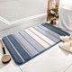 thumbnail image 1 of Alfombra de Ba?o Antideslizante, Alfombra de Ba?o Extra Suave, Lavable a Máquina, Absorbente de Agua, 40 x 60 cm, Azul LingWen 8390612130649, 1 of 1