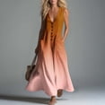 thumbnail image 2 of Sentmoon Ladies Dresses Summer Dresses 2026 Gradient Color Sleeveless Button Down with Pockets Stretchy Loose Fit Casual Sundress for Work and Weekend S-2XL, 2 of 8