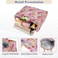 thumbnail image 3 of FORMRS Womens Corduroy Tote Bag Crossbody Shoulder Handbag with Pocket, Light Pink Doughnuts, 3 of 7