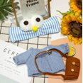 thumbnail image 1 of Cafe Duck 30cm Clothes Accessories Glasses Kawaii Plush Toy Doll Dressing up Cute Gifts for Childblack glasses He Qiyong unisex, 1 of 1