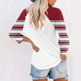thumbnail image 6 of Summer Womens Cotton Tops Color Block Tunic Blouses Scooped Neck 3/4 Sleeve Tops Trendy Dressy Tee Shirts Relaxed Fit Top Shirts Workout Sport Yoga Clothes Trendy 2025 Spring, 6 of 6