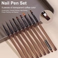 thumbnail image 1 of Pgyong Clearance! Manicure Brush Tool Set Japanese Tea Color Drawing Line Painting Flower Halos Dyes Multi-functional Brush, 1 of 9