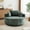 Green, variant on Leumius 55" Oversized Round Swivel Accent Chair,Upholstered Polyester 360 Degree Swivel Chair for Living Room, Bedroom, Lounge and Projection Room,Beige