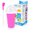red, variant on Slushy Maker Cup, DIY Frozen Magic Squeeze Cup for Juice Milk & Smoothie, Reusable Cooling Cup with Lid & Straw (Green)