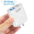 thumbnail image 2 of 65W USB C Wall Charger, 65W Fast Charging Block 2-Port GaN Type C Charger,Fast Charging Block USB C with PD USB-C and QC3.0 Fast Charging Adapter 2 Plug Cube for Travel, 2 of 7