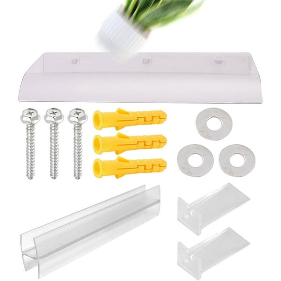 FYBTO Door Awning Canopy,Ultra-Quiet Exterior Window Awnings,Window Awnings Exterior,Door Awnings Exterior Window Awning,Door Entrance Cover,Transparent,Sun and Snow Protection for Shop Windows-0719