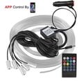 thumbnail image 1 of PENGX 9 In 1 Atmosphere Light  4PCS Car Chassis Neon Trim Light  5PCS Car Interior Atmosphere Light  Center Control Light Strip + Door Light Strip  LED RGB Multi-color Sound Active Functi, 1 of 7