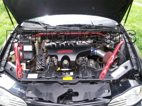Black Red Air Intake Kit Filter For 2000-2005 Chevy Impala 3.8L V6 
