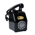 thumbnail image 1 of Alcancía con forma de teléfono retro, figura de alcancía, accesorios de fotografía, esfera de alcancía Negro, 1 of 9