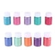 thumbnail image 3 of 10Pcs Mica Powder Pearl Pigment Pigmento en polvo natural Set para jabón de baño Bomb Nail Art Herramienta de corrección de color (color surtido), 3 of 7