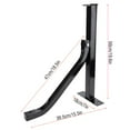 thumbnail image 6 of Knifun Heavy Duty Boxing Punch Punching Bag Standard Wall Bracket Steel Mount Hanger Iron Hook Hanging Stand Accessory for Punch Bag, MMA Training Muay Thai, Holds Up to 100kg/220lb, 6 of 9