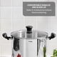 thumbnail image 5 of Olla de fondo T-Fal 15 L de acero inoxidable, compatible con inducción, 5 of 6