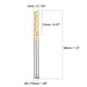 thumbnail image 3 of Uxcell Fresa de Carburo End Mill Grabado CNC Router Bits 3mm, 3 of 6
