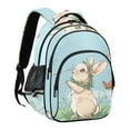 thumbnail image 2 of ALAZA Rabbit and Butterflies Floral School Backpack Elementary Bag Bookbag Travel Rucksack, 2 of 6