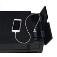 thumbnail image 5 of Convenience Concepts Country Oxford 1 Drawer End Table with Charging Station and Shelf, Black, 5 of 7