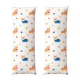 thumbnail image 1 of Balery Corgi Dog And Heart Funda Protectora para Almohada Corporal de Algodón Hipoalergénico con Cierre(55 x 21 pulgadas), Almohadas No Incluidas, 1 of 7
