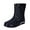 Black, variant on AUXDIQ Men Rain Boots Outdoor Garden Boots Waterproof Mid-calf Rain Shoes