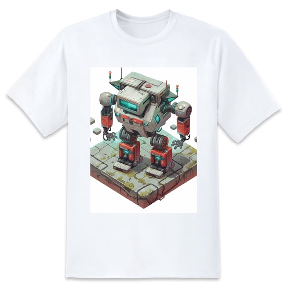 Men's Graphic TeeRobot (3) Letter Print T-Shirts Round Neck Short Sleeves Sizes XS-5XL Summer Daily Casual Tops