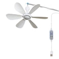thumbnail image 2 of BotaniNest Portable Ceiling Fan With Remote USB Powered Hanging Fan With Hook For Camping RV Cruise Cabin Tent And Travel Use, 2 of 4