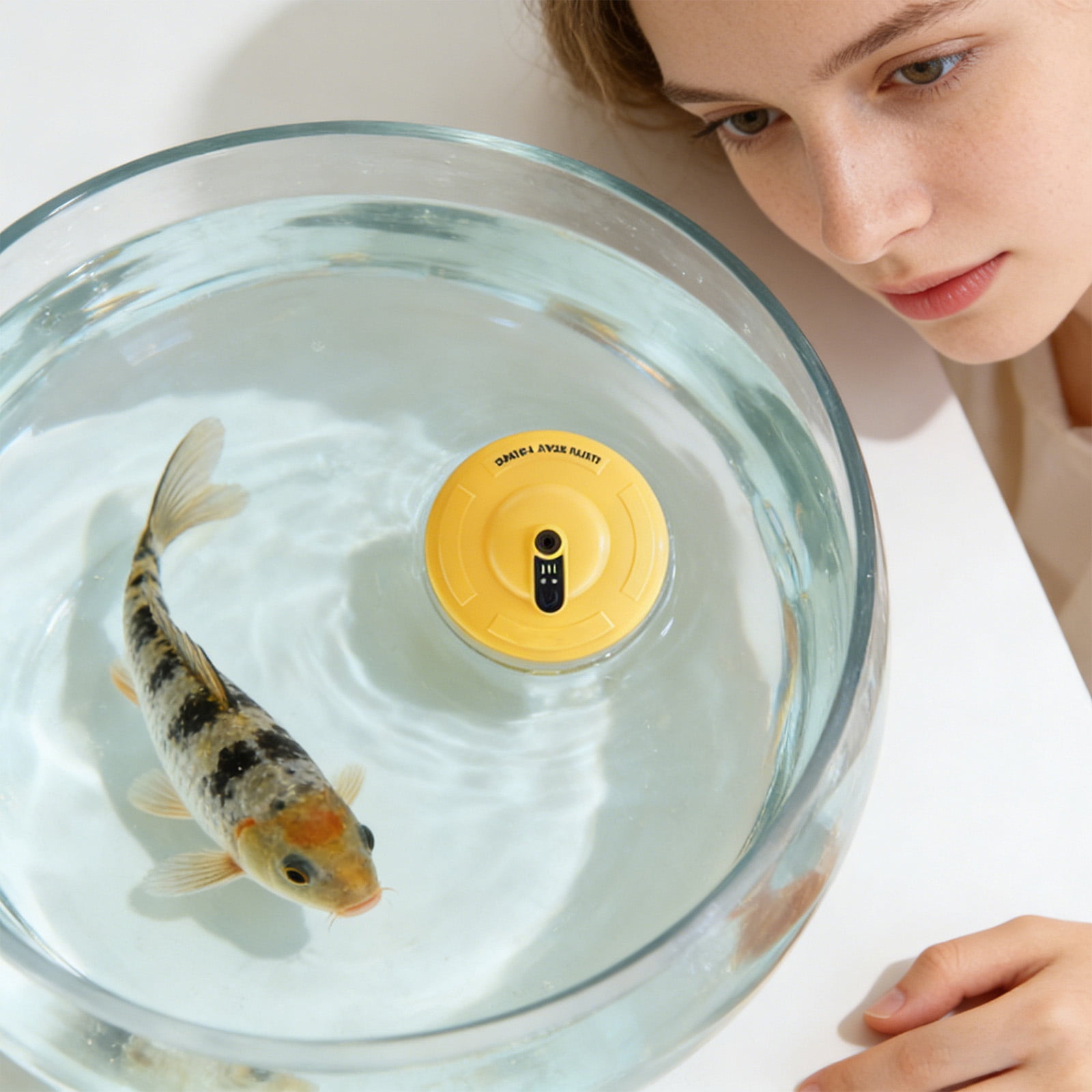 Portable Rechargeable Silent Floating Oxygen Pump | -Channel Aquarium Aerator & Inflator | 20+ Hours Battery Life for Fish Tank, Bait Bucket, Travel | ABS Shell | Outdoor, Home, Power Outage Use