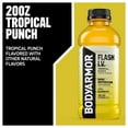 thumbnail image 4 of BODYARMOR Flash I.V. Tropical Punch Electrolyte Sports Drink, 20 fl oz, 12 Pack Bottles, 4 of 5