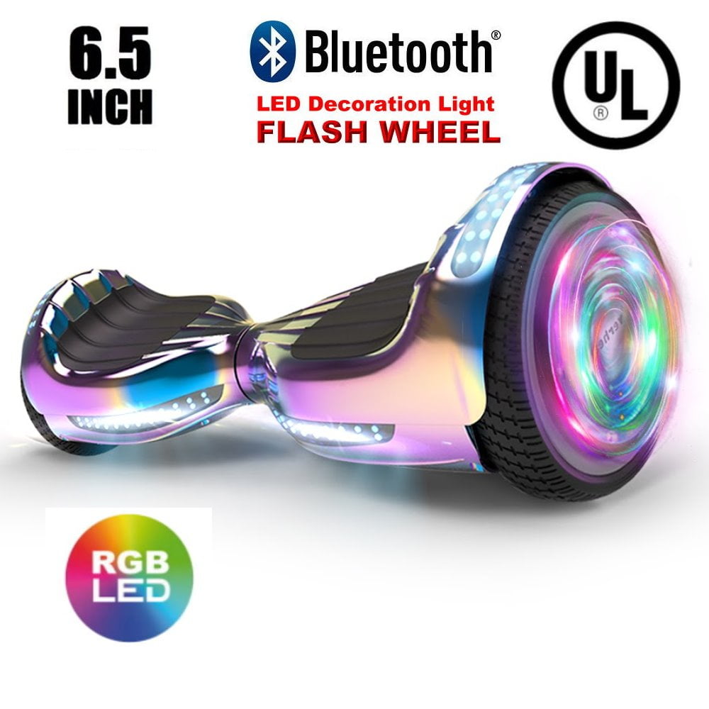 Flash Wheel Hoverboard 6.5" Bluetooth Speaker with LED Light Self