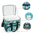 thumbnail image 6 of FORMRS Insulated Cooler Bag 24 Cans Capacity Soft Leakproof Lunch Box with Side Pockets, Small Daisy, 6 of 7