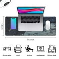 thumbnail image 5 of Blue GalaxyLine Theme&nbsp;mouse Padswaterproofwashable&nbsp;for Office Home Work GamingmousepadRubber Base Mousepad with Stitched Edges 31.5x11.8inches, 5 of 7