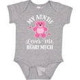 thumbnail image 3 of Inktastic My Auntie Loves Me Girls Bear Girls Baby Bodysuit, 3 of 5