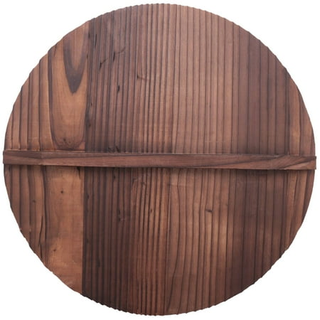 

Kitchen Multi-Functional Wooden Pot Cover Handle Lid - Anti-Scalding Wood Baking Pot Cover 36cm