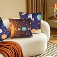thumbnail image 6 of Set of 4 Space Planet Pillow Covers 18 x 18 Inch Solar System Universe Planet Image Decor Cartoon Outer Space Throw Pillow Covers Cushion Cover DIY, 6 of 6