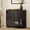 Black, variant on 31.5" Modern Sideboard Buffet Cabinet with 2 Doors, Multifunctional Sideboard with Large Storage and Adjustable Shelf, Oak