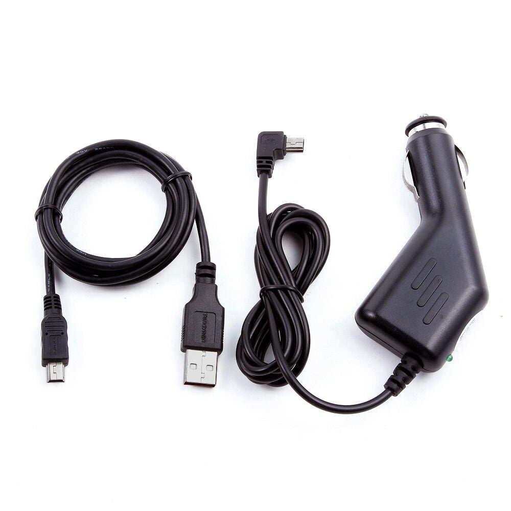 DC Car Auto Charger Power Adapter +USB PC Cord Cable For Garmin Dezl