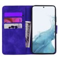 thumbnail image 7 of Feishell Flip Wallet Case for Samsung Galaxy S23 Plus 6.6 inch,Shockproof Embossed Pattern PU Leather Magnetic Clasp Folio Protective Phone Cover with Kickstand & Card Slots,Purple, 7 of 7