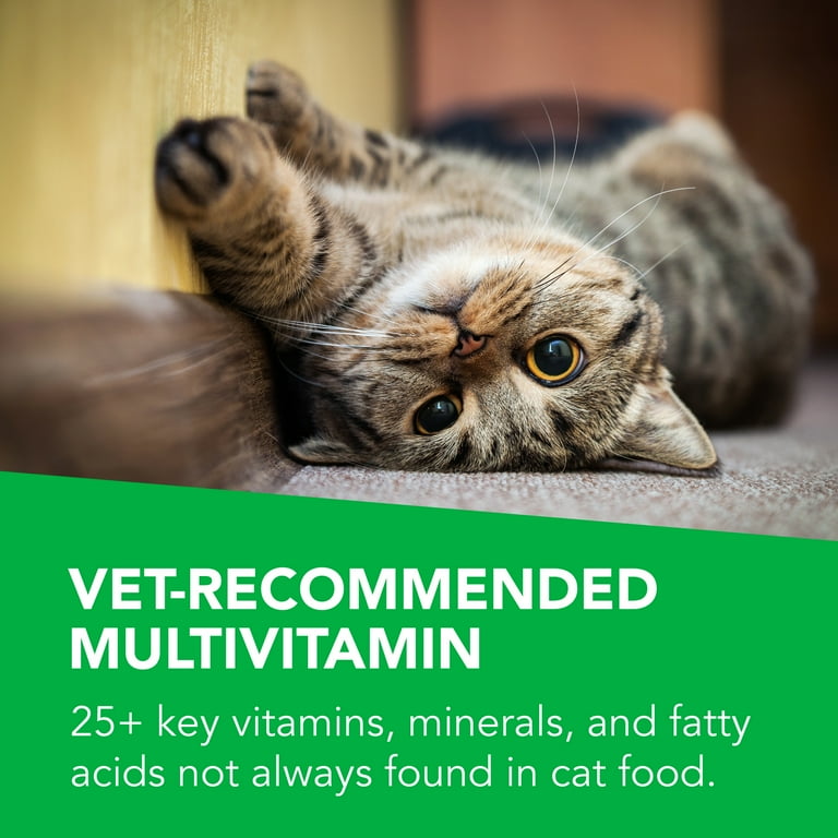 VetriScience NuCat Multivitamin Fish Flavor Cat Chews Supports