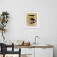 thumbnail image 3 of Stupell Industries Eclectic Disco Coffee Maker over Yellow White Framed Print Under Glass, 13 x 16, by LISH Creative, 3 of 8