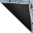 thumbnail image 3 of Addison Rugs Chantille Indoor/Outdoor Transitional Stripes Denim Washable Rectangle Rug, 8' x 10', 3 of 6