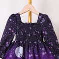 thumbnail image 6 of XEGLSBU Girls Dresses Size 14-16 Casual Toddler Girls Long Sleeve Christmas Cartoon Prints Dress Princess Dresses Clothes Little Girls Dresses 4T Purple Size 18-24 Months, 6 of 7