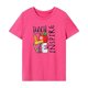 thumbnail image 1 of Camiseta para mujer, trajes de verano, camiseta con cuello redondo para mochilero, viaje deportivo, calle Rosa Rosa, 1 of 7