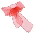 thumbnail image 4 of Decoración de boda NikouMX 10 piezas organza para sillas fajas con lazo elegantes modernas, 4 of 8