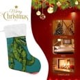 thumbnail image 4 of Coolnut Christmas Stocking Personalized Dinosaur Large Candy Stocking Hanging Gift Xmas Stockings Decoration 1 PC for Family Holiday Party Ornaments Decor Fireplace, 4 of 7