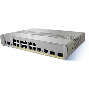 Restored Cisco Catalyst 12-Port Ethernet Switch, 3560-CX Series, PoE P/N: WS-C3560CX-12PC-S (Refurbished)