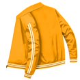 thumbnail image 3 of Yungyresw Striped Jacket Contrast Trim Track Jacket Ribbed Hem Men's Coat Solid Color for Sports Autumn Wear, 3 of 5